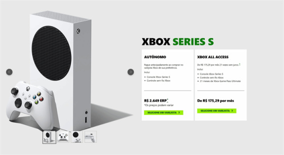 【主机游戏】微软可能只是暂时降低XSS在巴西售价
