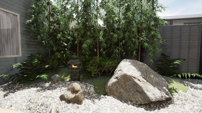《日式庭園模擬器》steam頁面上線 學習打造精緻庭院-第3張