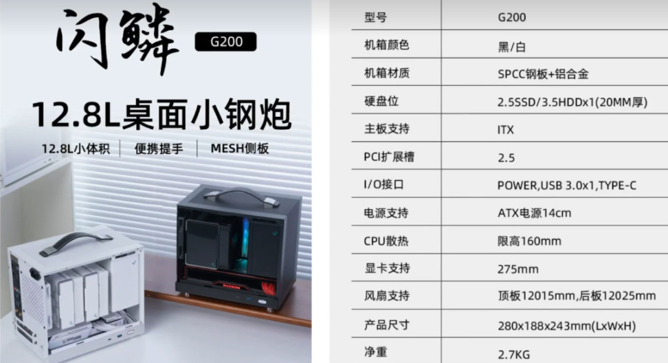 【23年11.11】装机配置推荐 第2期，小机箱 自选显卡 白色海景房