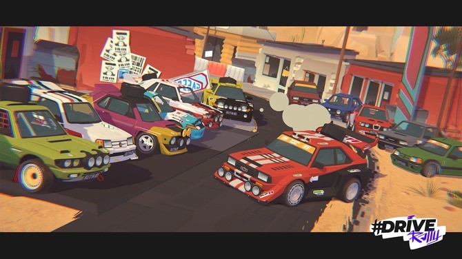 《#DRIVE Rally》Steam页面上线 卡通渲染风赛车新游-第1张