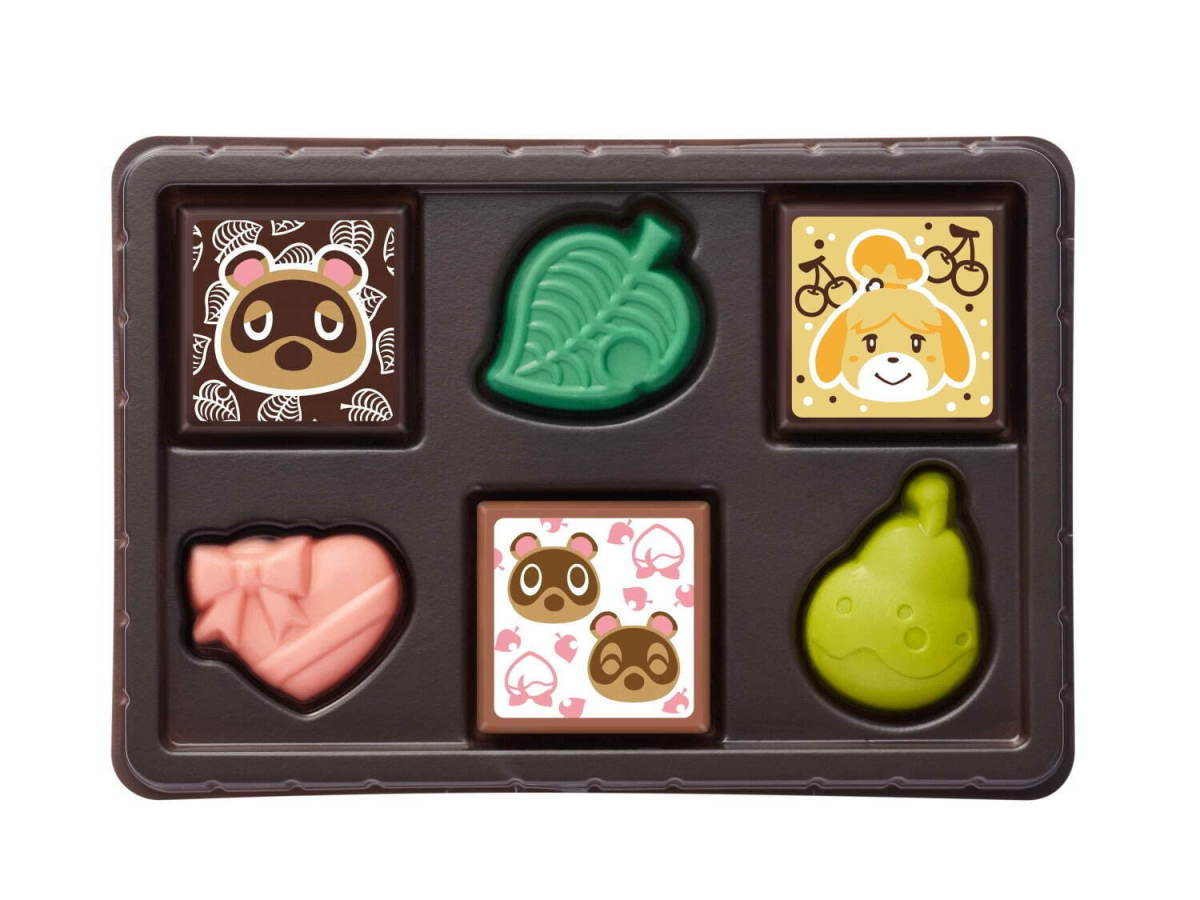 【Switch】歌帝梵再与《动森》合作 推出2024年情人节限定巧克力-第2张