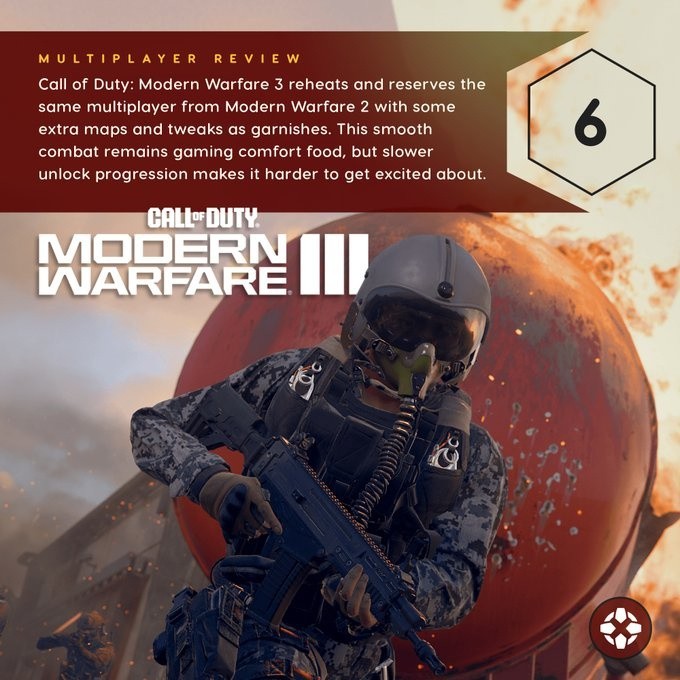 《现代战争3》多人模式IGN6分:不错的地图，但毫无创新-第2张