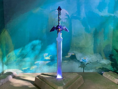 《塞尔达传说》大师之剑即将推出1:1模型:可发声发光-第1张