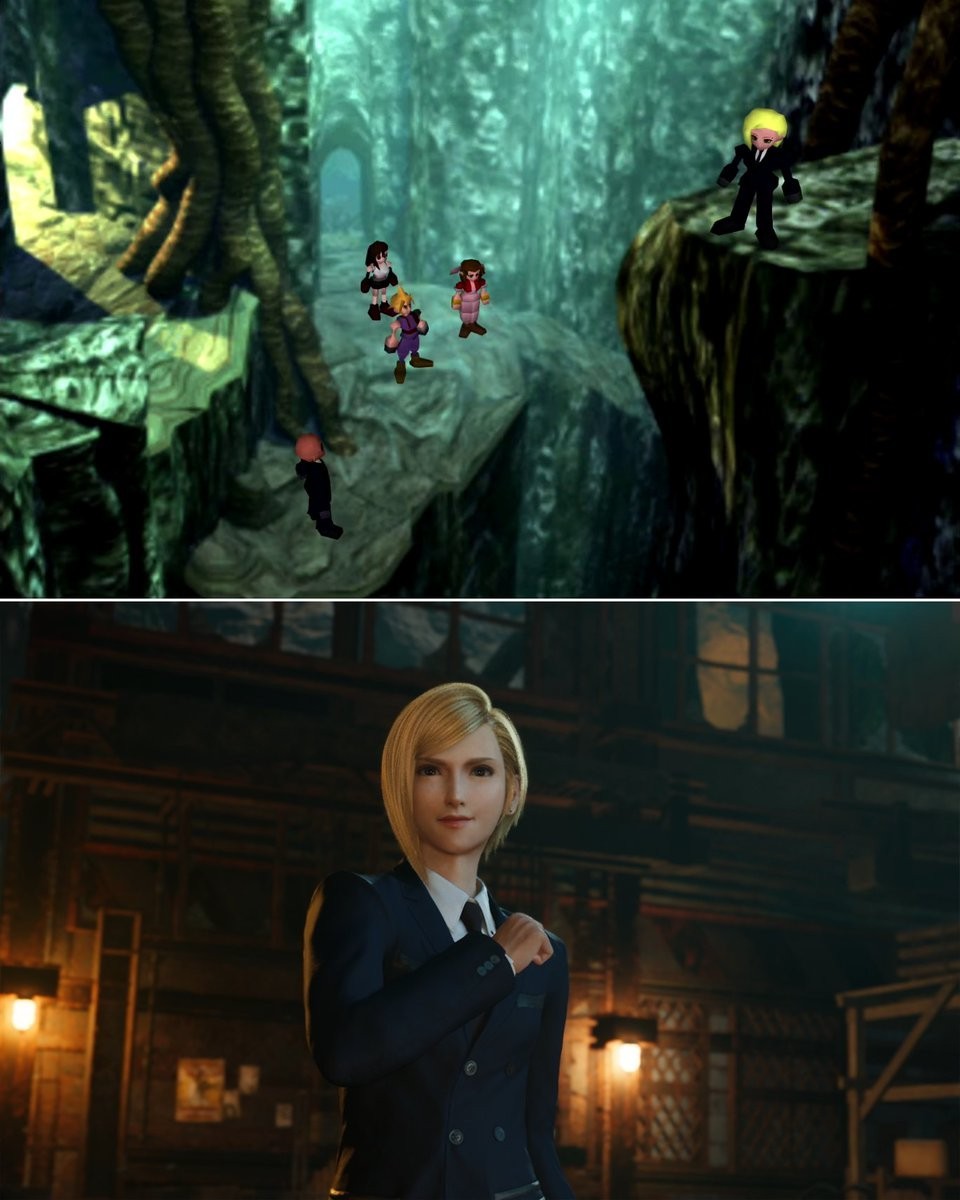 《最终幻想7：重生》与原版对比图  体验画质飞跃-第0张