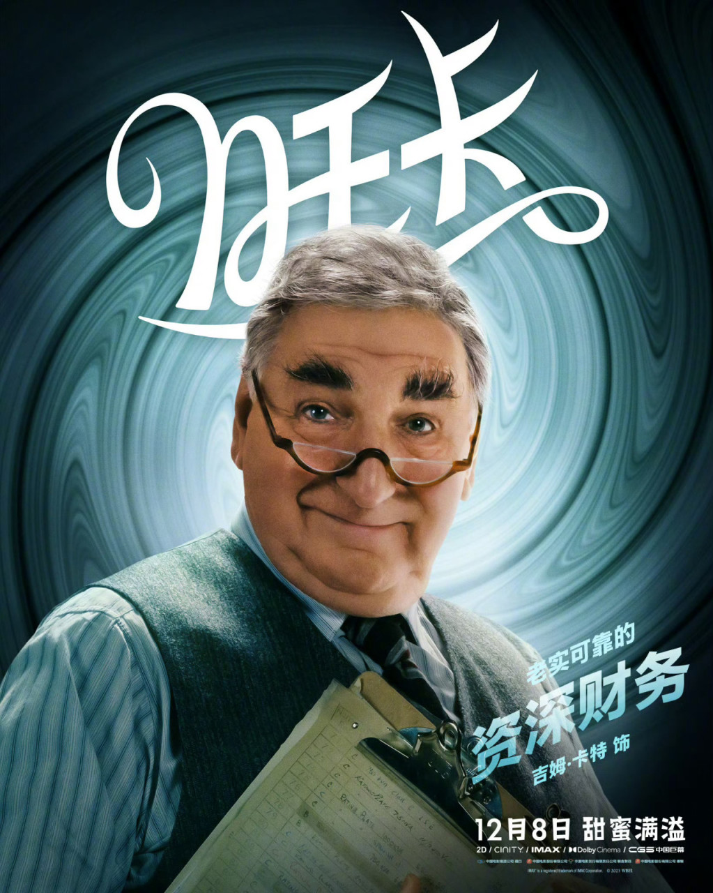 《旺卡》發佈中文角色海報 12月8日全國上映-第4張