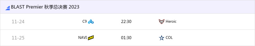 【CS2】BLAST Premier秋决淘汰赛赛程出炉-第2张