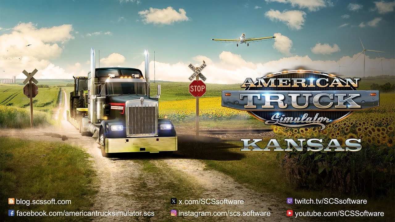《美國卡車模擬》新DLC“堪薩斯州”將於下週發行-第1張
