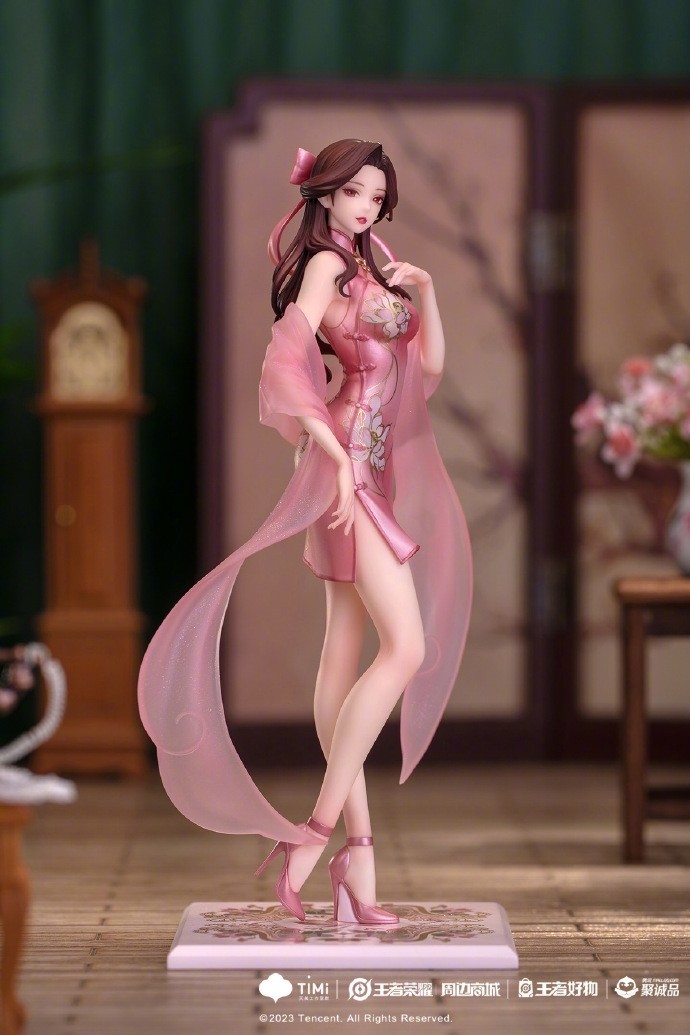 《王者荣耀》“四大美女”旗袍手办开售 3D打印超逼真-第2张