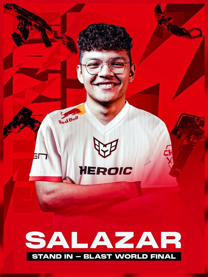【CS2】Heroic将使用salazar参加BLAST全球总决赛-第1张