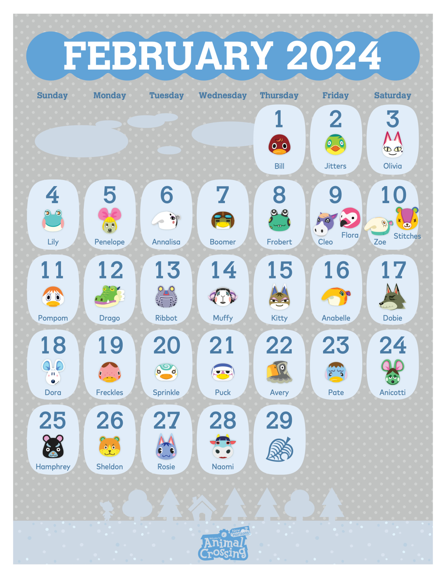 《動物森友會》2024年日曆現已上架！玩家可兌換領取-第6張