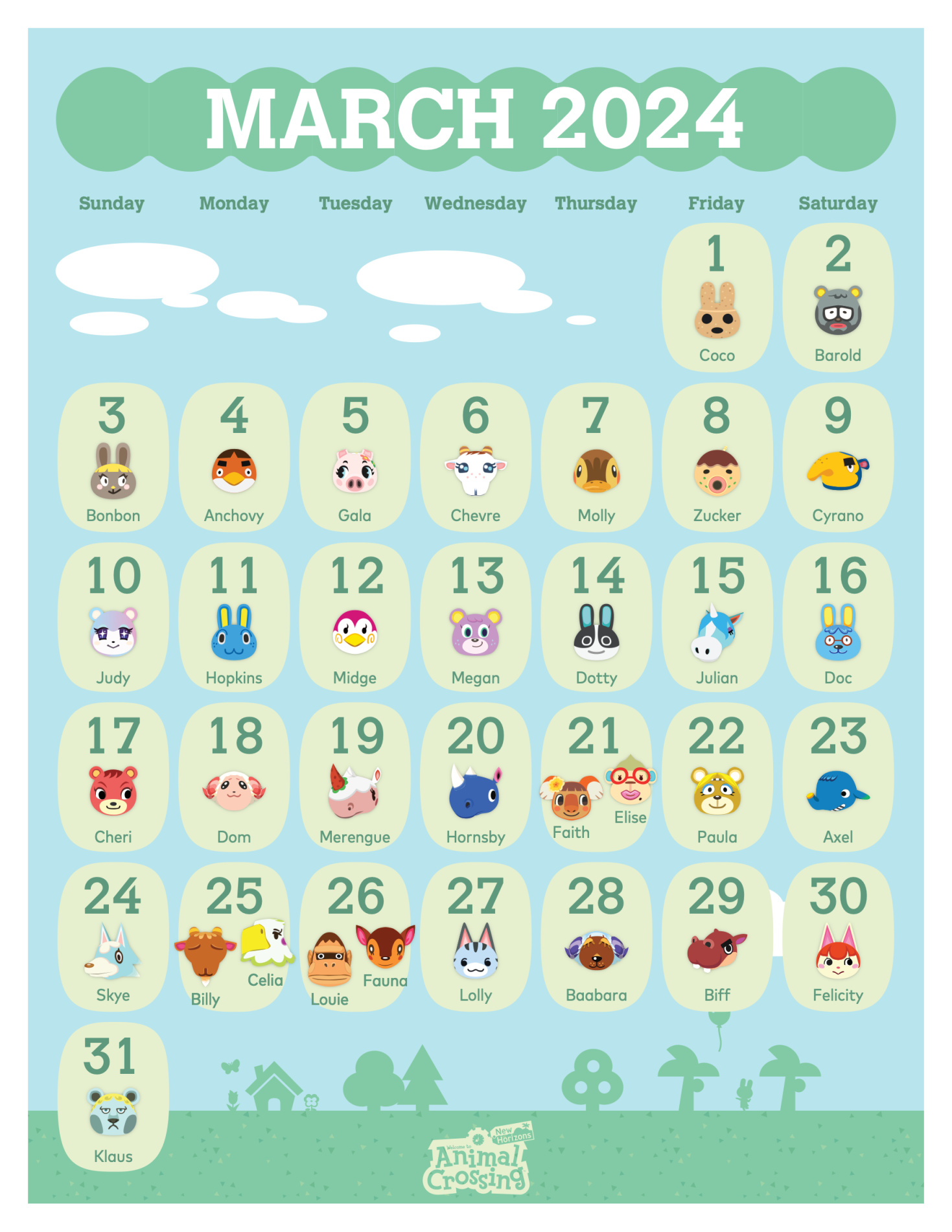 《動物森友會》2024年日曆現已上架！玩家可兌換領取-第5張