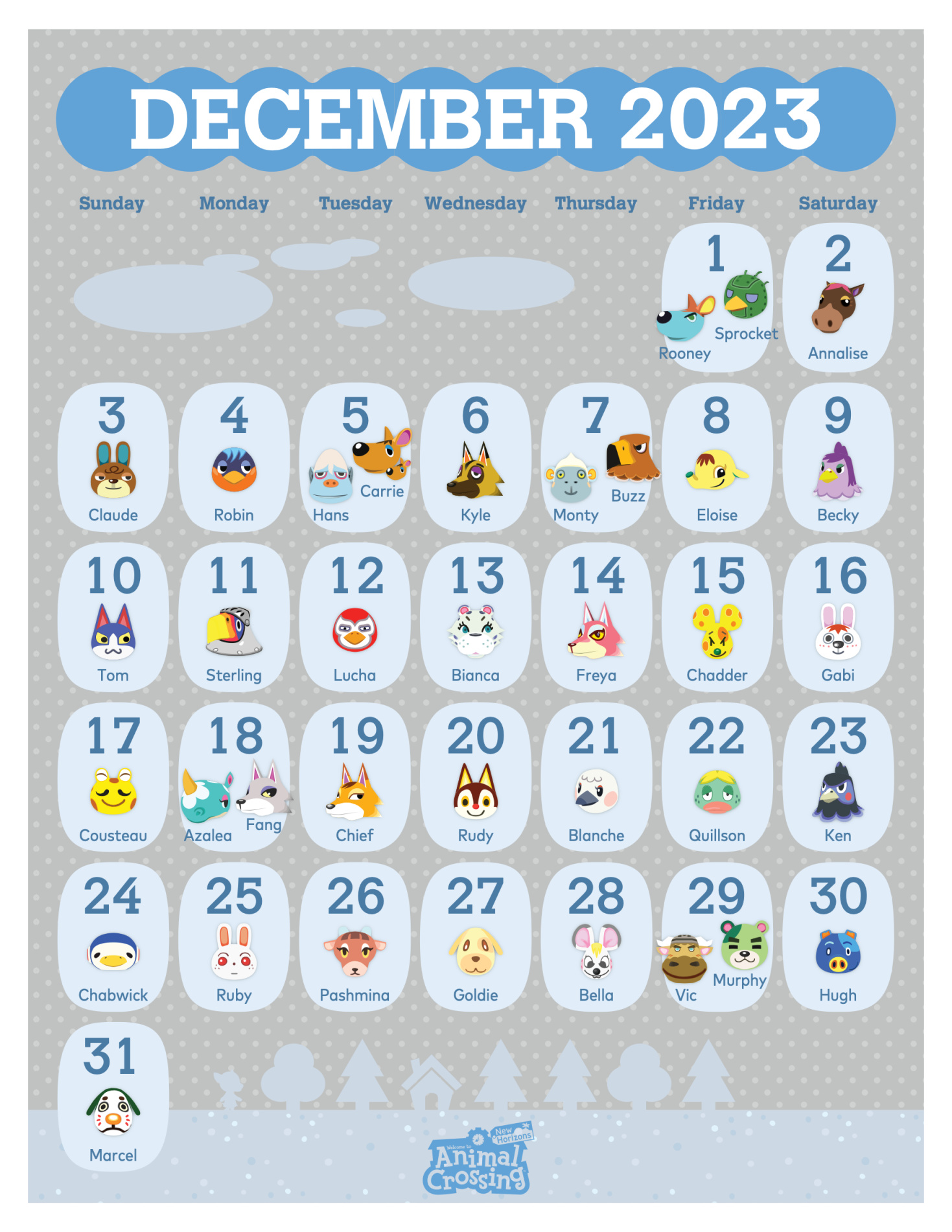《動物森友會》2024年日曆現已上架！玩家可兌換領取-第4張
