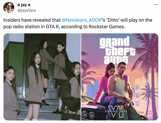 【PC游戏】音乐类型丰富！曝《GTA6》电台将收录韩国女团歌曲-第0张