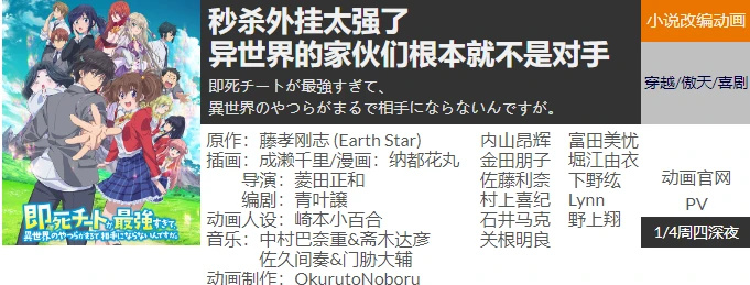 【影視動漫】2024一月新番導視：這季度瑟瑟的番怎麼這麼多？！-第44張