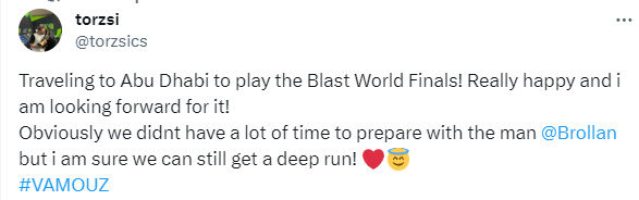 【CS2】BLAST全球總決賽即將開始 選手陸續到達阿布扎比