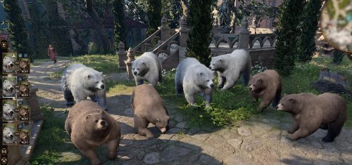 【PC游戏】哈尔辛狂喜：玩家在《博德之门3》里做到八熊同屏-第1张