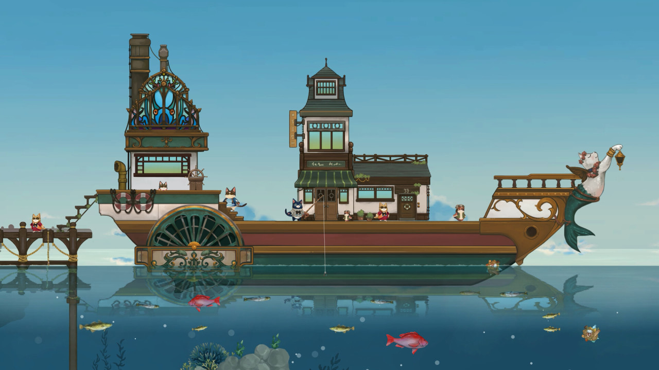 【PC游戏】钓鱼冒险游戏《猫爪船长》现已在Steam发布抢先体验版-第1张