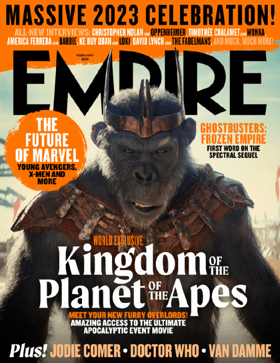 《猩球崛起4》登《帝国》杂志封面 反派凯撒邪气十足