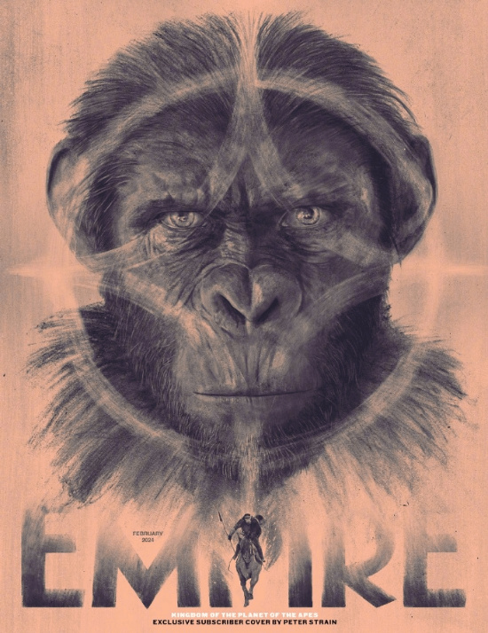 《猩球崛起4》登《帝国》杂志封面 反派凯撒邪气十足-第1张