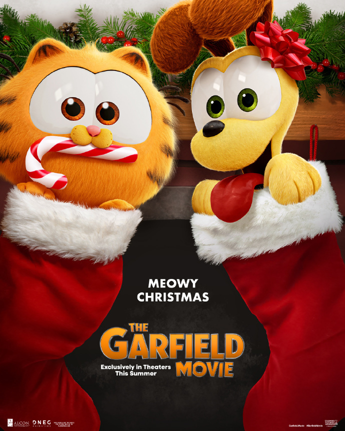 《加菲猫》圣诞节海报 2024年5月24日上映-第0张