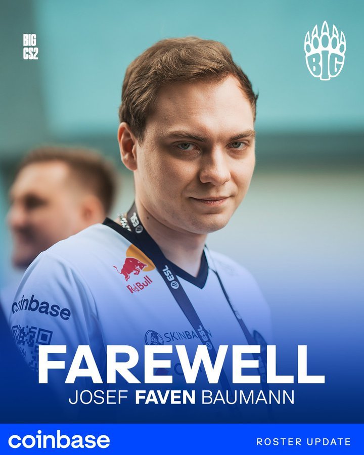 【CS2】官宣：faveN正式离开BIG俱乐部