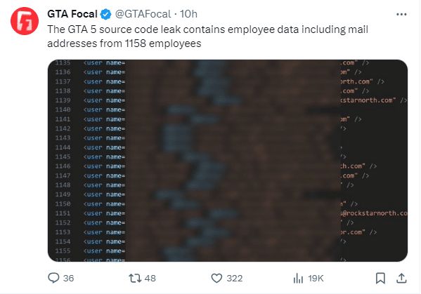 【PC遊戲】GTA5源代碼被洩露，或導致GTA6延遲發佈-第1張