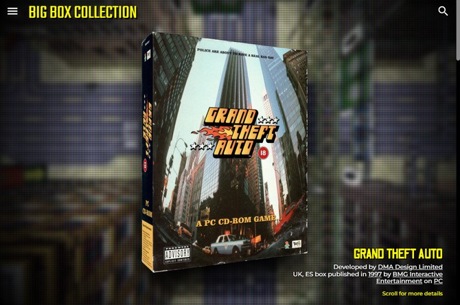 關注另類玩家群體 《Big Box Collection》站展示PC遊戲盒裝設計-第2張