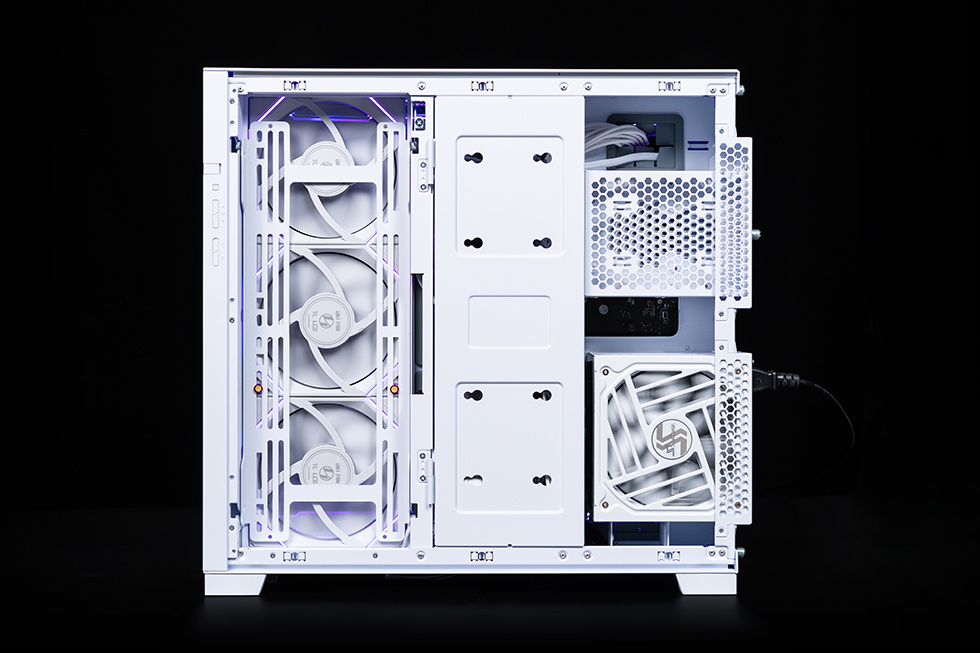 全面可视化，联力 O11D EVO RGB & TL LCD 积木风扇装机展示