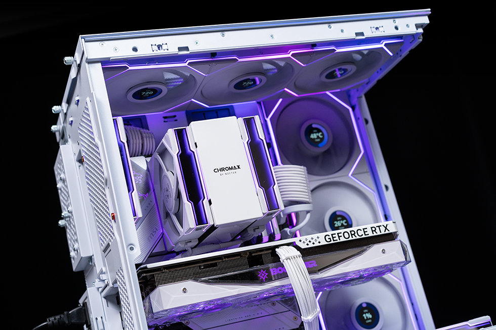 全面可视化，联力 O11D EVO RGB & TL LCD 积木风扇装机展示