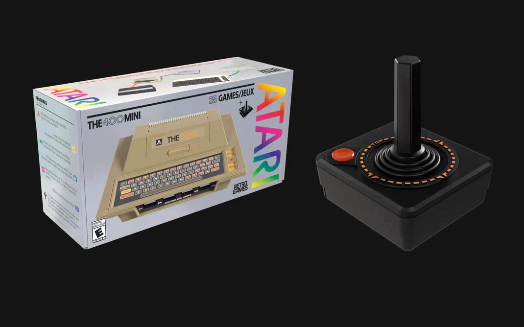 【主机游戏】经典《Atari 400 Mini》复刻主机公开 预定三月北美发售-第1张