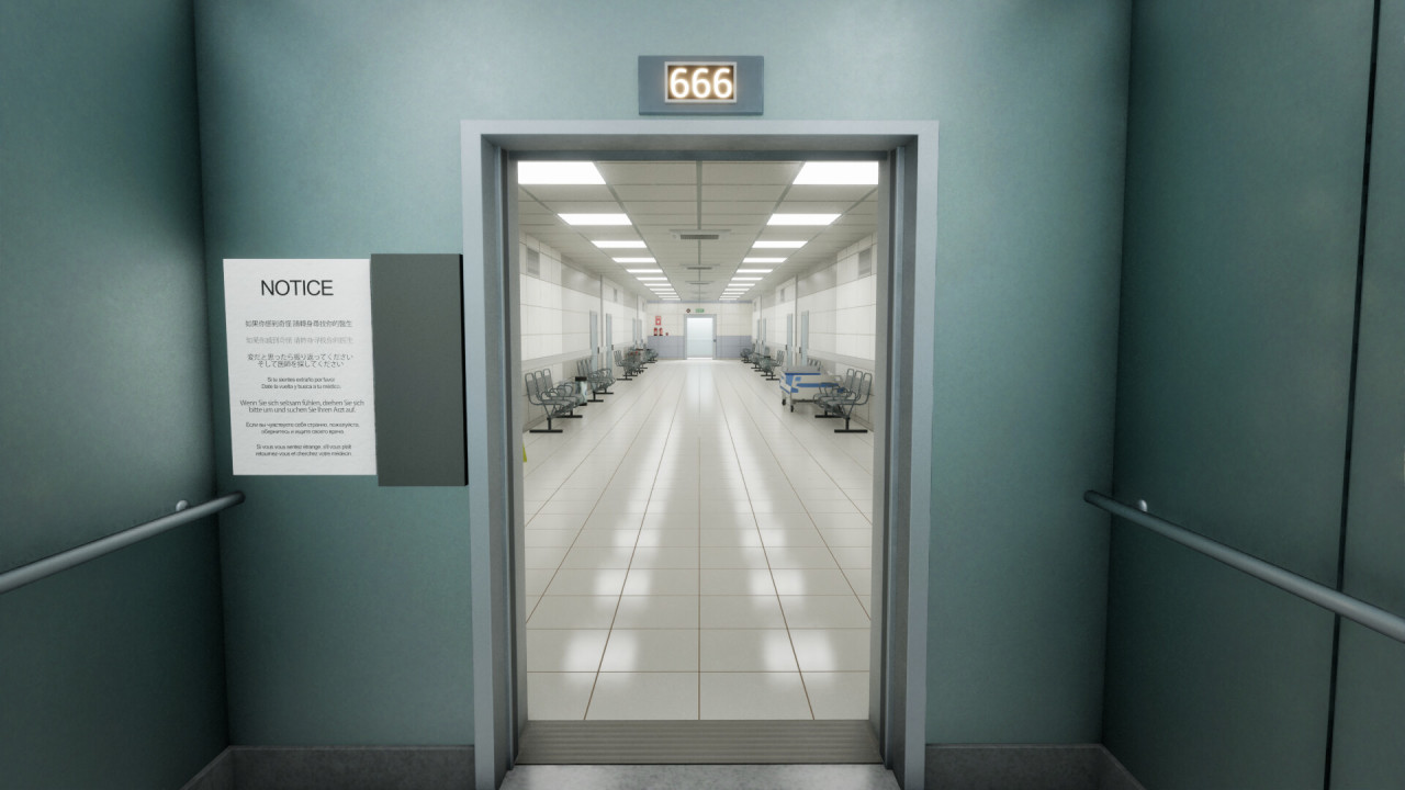 【PC游戏】类《8号出口》心理恐怖游戏《医院666》将于月底在Steam正式发售-第1张