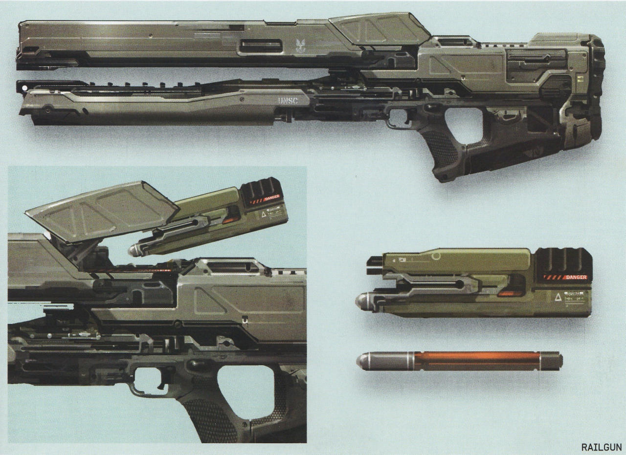 【HALO設定科普】ARC-920磁軌槍 —— 最好的單兵電磁武器-第1張