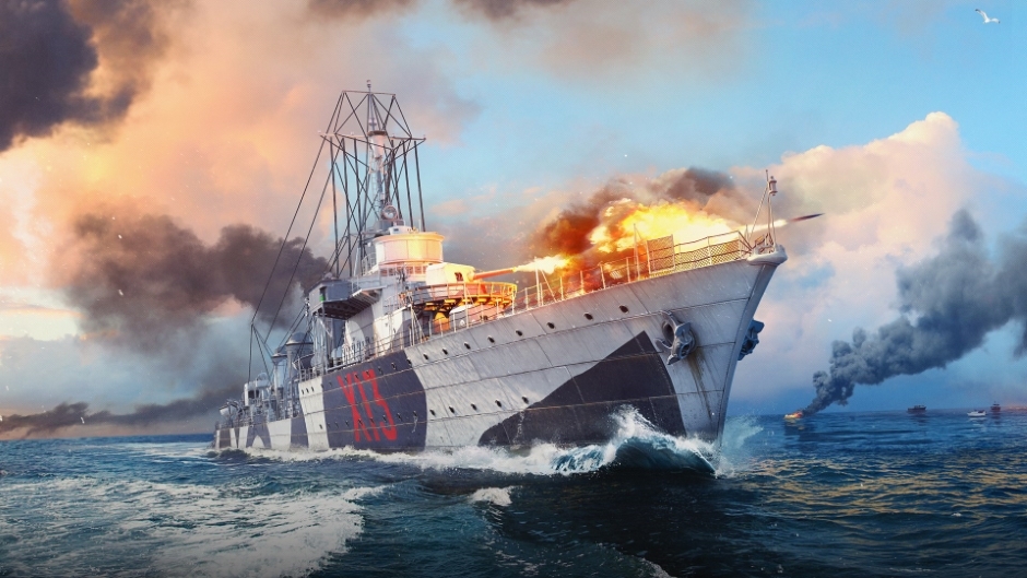 《戰爭雷霆》 鷹號驅逐艦下水紀念日，遊戲內重新上架！
