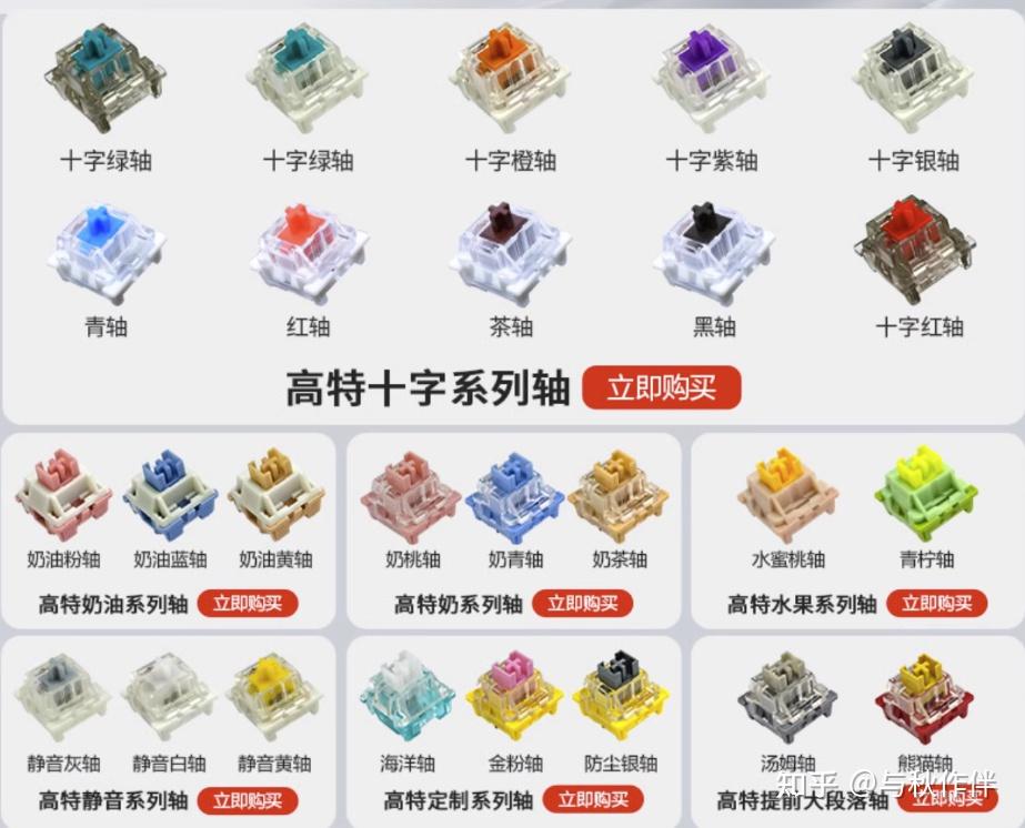【球盟会】机械键盘的轴体名字一个比一个怪，为什么现在不用颜色区分了呢？