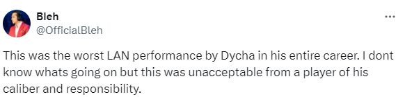 【CS2】dycha打出職業生涯線下賽事最差數據——0.72 rating-第2張