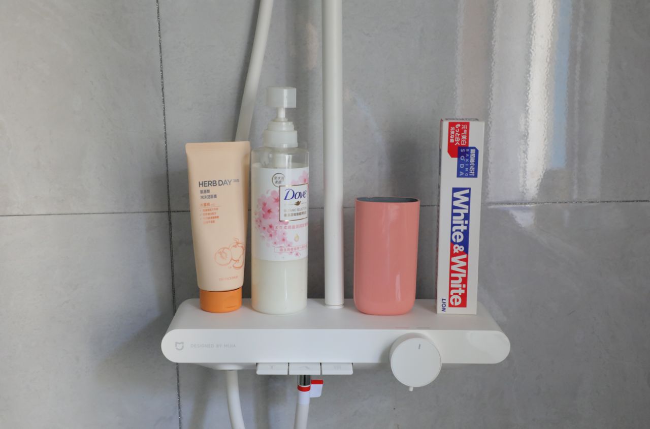 能劝一个是一个-甜美奶油风米家控温淋浴花洒 N1一定要买