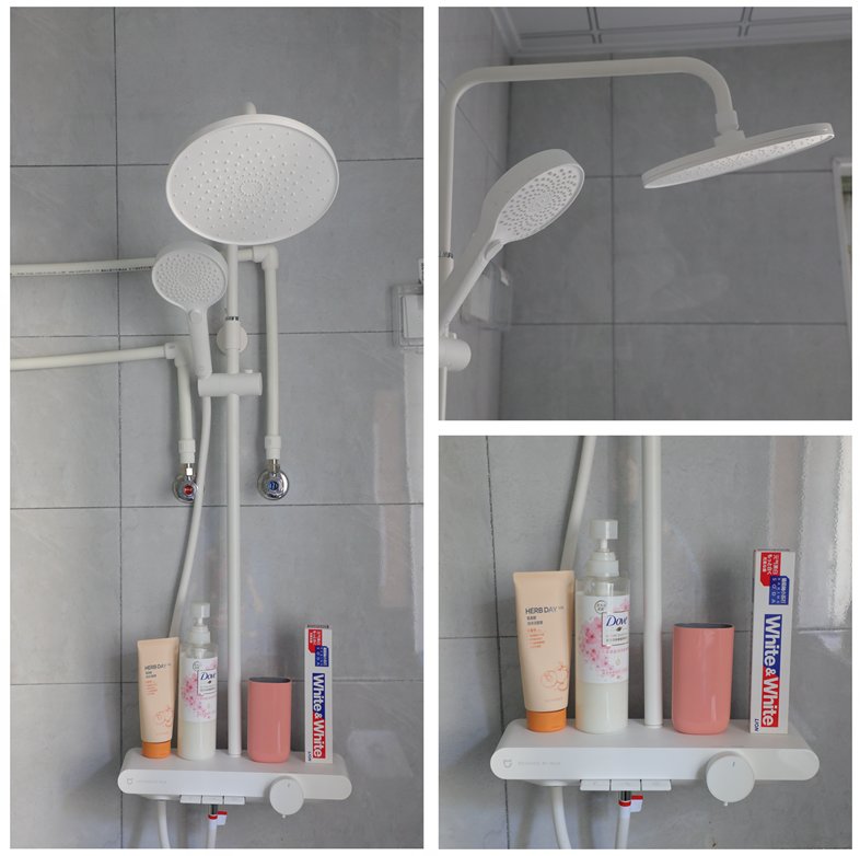 能劝一个是一个-甜美奶油风米家控温淋浴花洒 N1一定要买