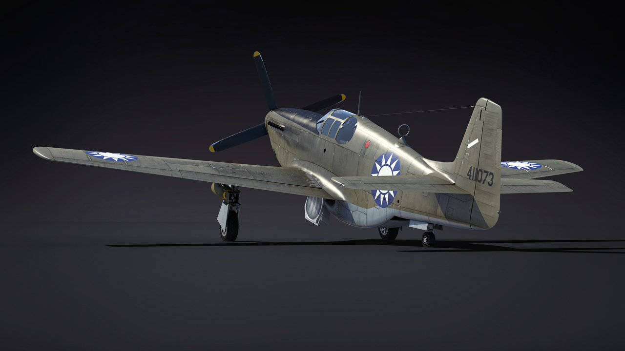 《战争雷霆》 战斗通行证载具：P-51C-11-NT 野马 (中国)-第4张