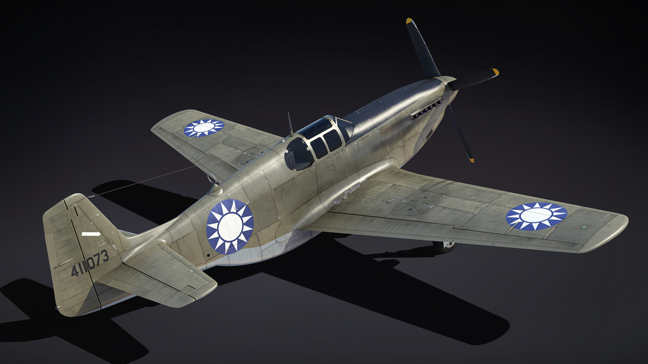 《戰爭雷霆》 戰鬥通行證載具：P-51C-11-NT 野馬 (中國)-第6張