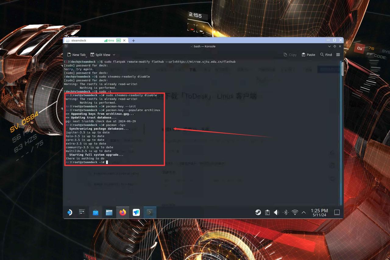SteamDeck新手教程丨更换内置硬盘+解锁安装权限+远程控制部署