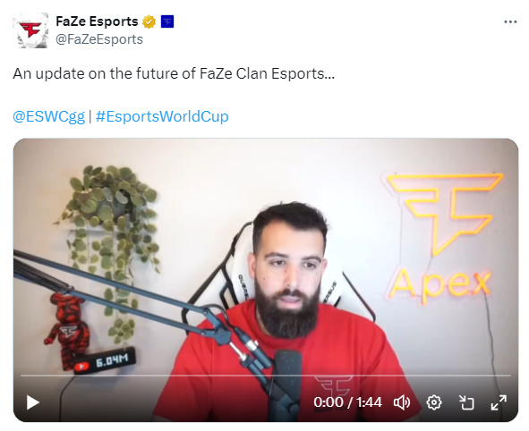 FaZe CEO：CS战队永远都会是FaZe的一部分-第0张