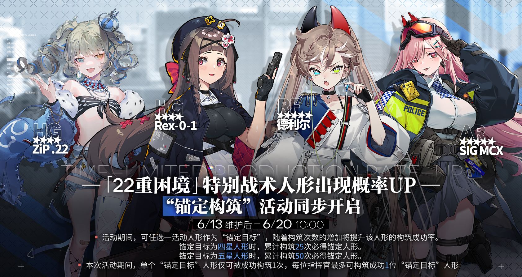 《少女前線》2024年特別行動“22重困境”人形錨定構築&限時UP活動介紹