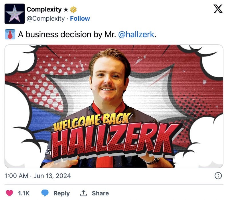 官宣：Complexity同hallzerk签订新合约-第0张