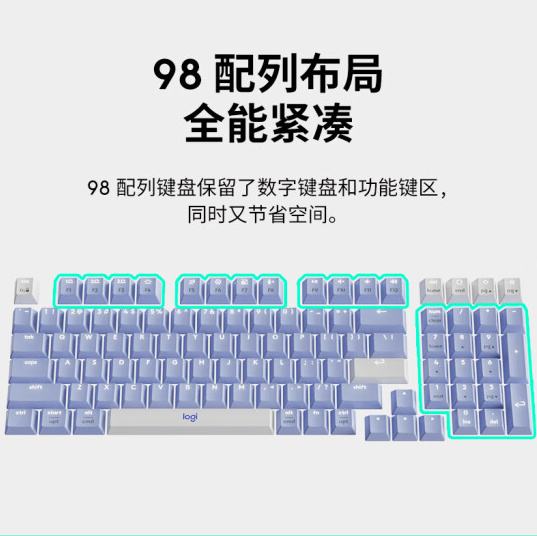 到手499元 羅技推出首款AI機械鍵盤K98M！文心一言提供服務-第1張