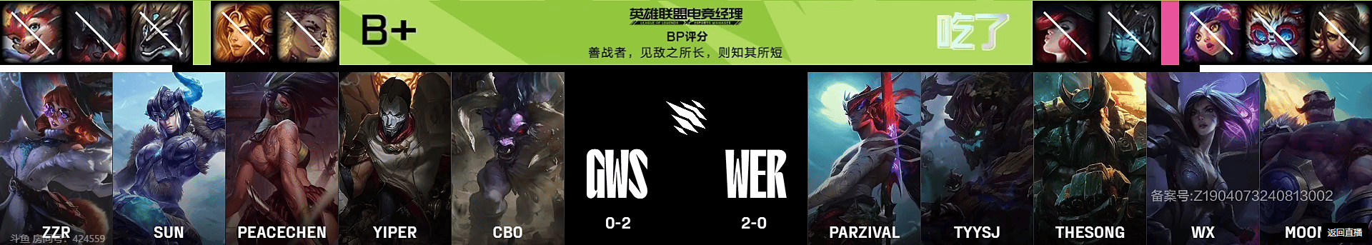 [賽後]GWS 1-0 WER：Cbo完美髮揮，搞子盾擊敗榜首WE紅拿下首勝-第1張