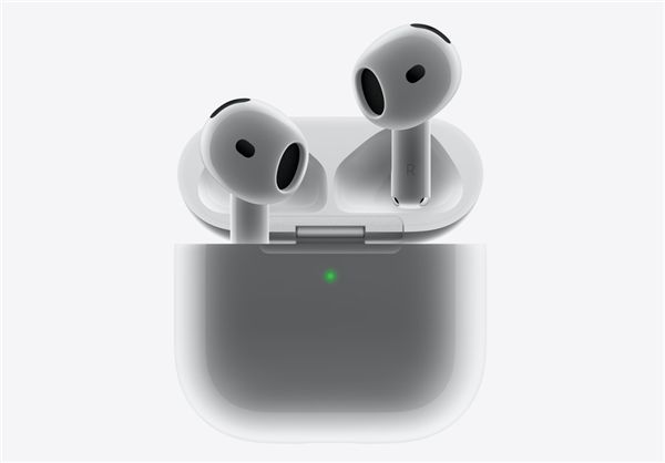 苹果AirPods 4充电盒配备隐藏电容式按钮：用于配对和重置-第2张