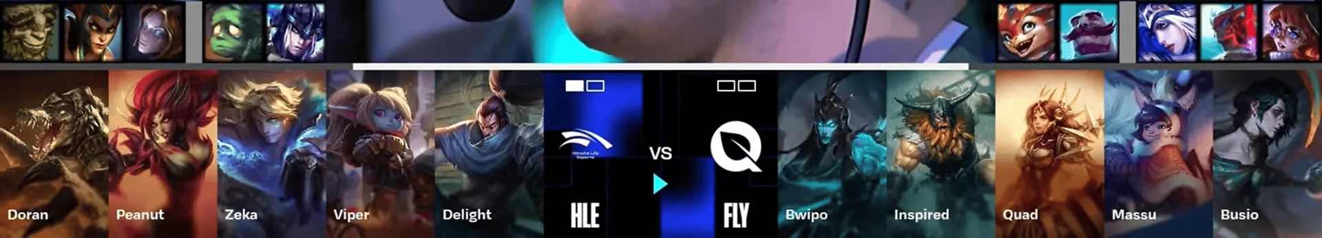 [赛后]FLY 1-1 HLE：HLE致命大龙送优势，Bwipo奥拉夫狂砍扳回一局-第1张