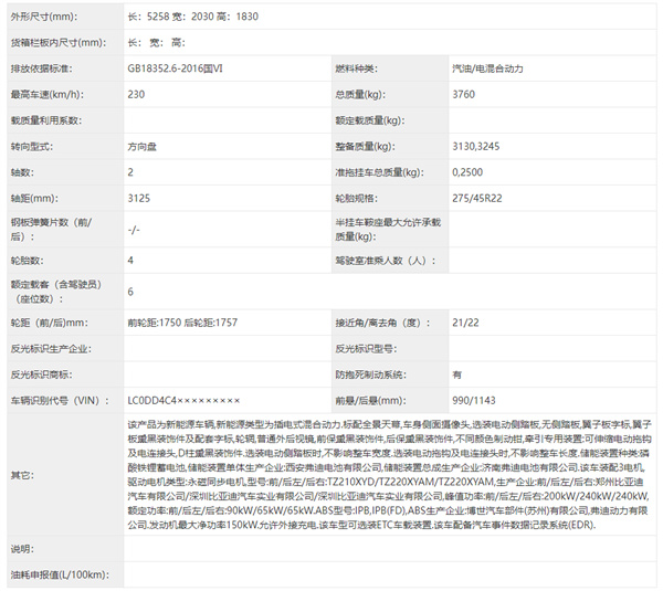 国产全尺寸SUV新玩家 腾势N9申报：三电机、3.1吨重-第2张