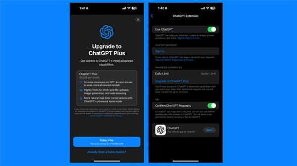 热门
  苹果发布iOS 18.2 Beta 2：Siri可付费升级ChatGPT Plus-第1张