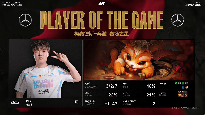 [赛后]BLG 3-0 EDG：鏖战四十分钟，BLG团战个人发挥惊险取胜-第8张